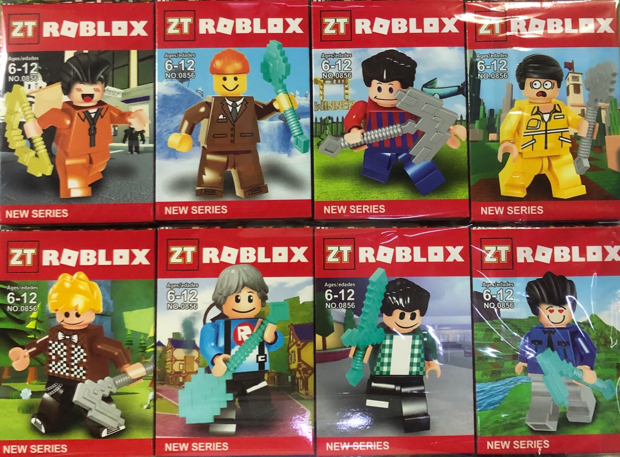 ROBLOX MINIFIGURED 8 IN 1 PACK Lego